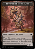 Thornplate Intimidator (BLB-016) - Bloomburrow Tokens