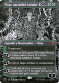 Nissa, Ascended Animist (ONE-339) - Phyrexia: All Will Be One: (Showcase) (Borderless)