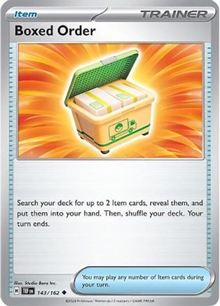 Boxed Order 143/162 - SV05 Temporal Forces Reverse Holofoil