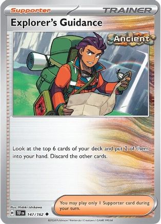 Explorer's Guidance 147/162 - SV05 Temporal Forces Reverse Holofoil