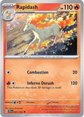 Rapidash 027/162 - SV05 Temporal Forces Reverse Holofoil