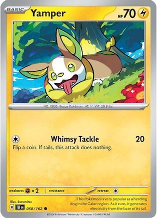 Yamper 058/162 - SV05 Temporal Forces Reverse Holofoil