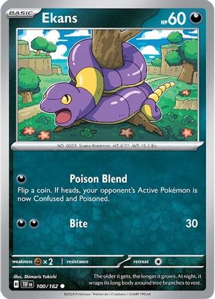 Ekans 100/162 - SV05 Temporal Forces Reverse Holofoil