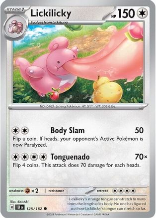 Lickilicky 125/162 - SV05 Temporal Forces Reverse Holofoil