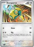Dunsparce 128/162 - SV05 Temporal Forces
