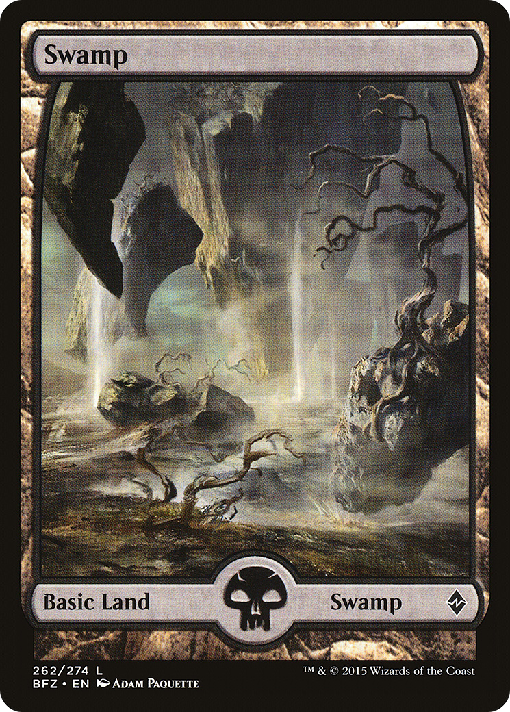 Swamp (BFZ-262) - Battle for Zendikar Foil