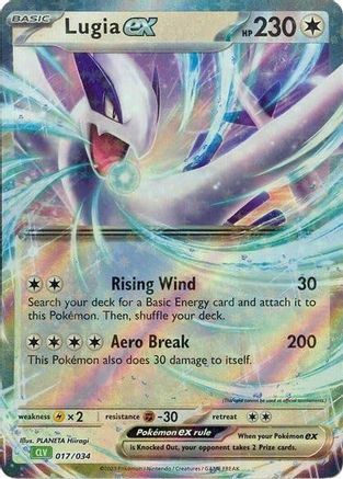 Lugia ex 017/034 - Jumbo Cards Holofoil