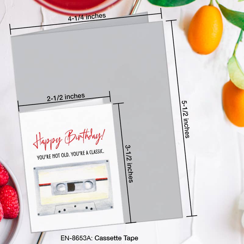 Cassette Tape, Greeting Card (#8653A)