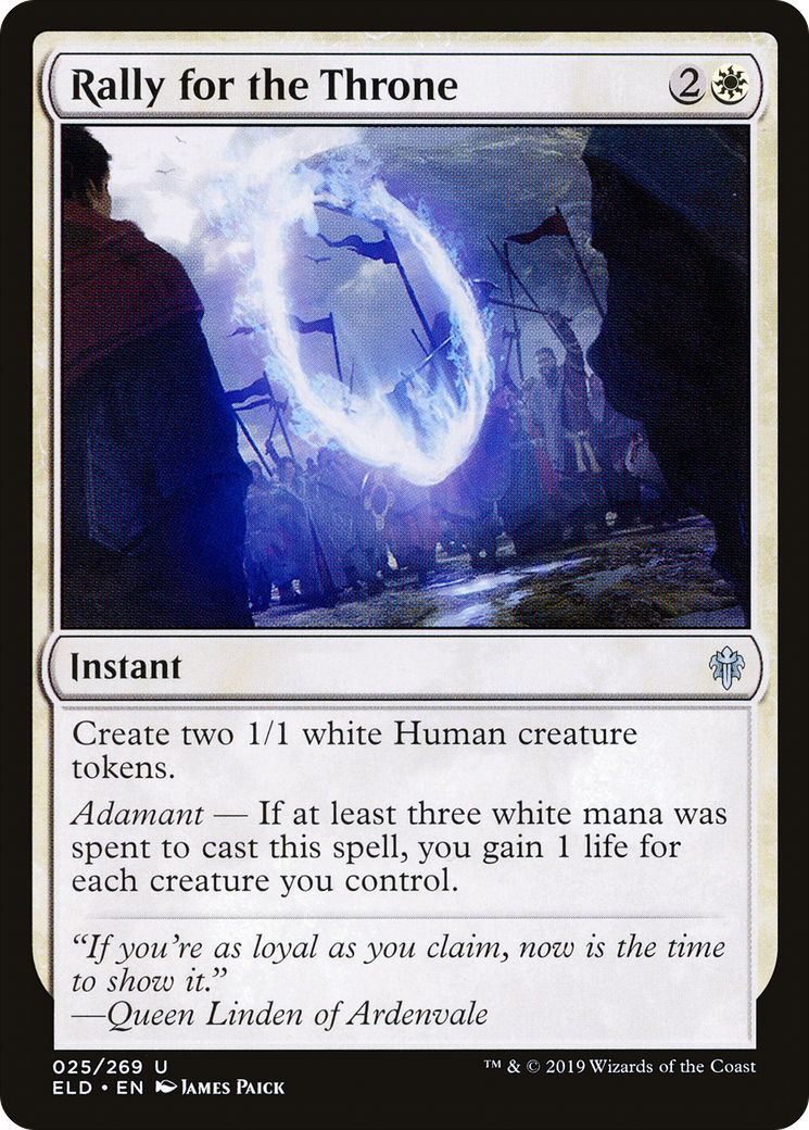 Rally for the Throne (ELD-025) - Throne of Eldraine