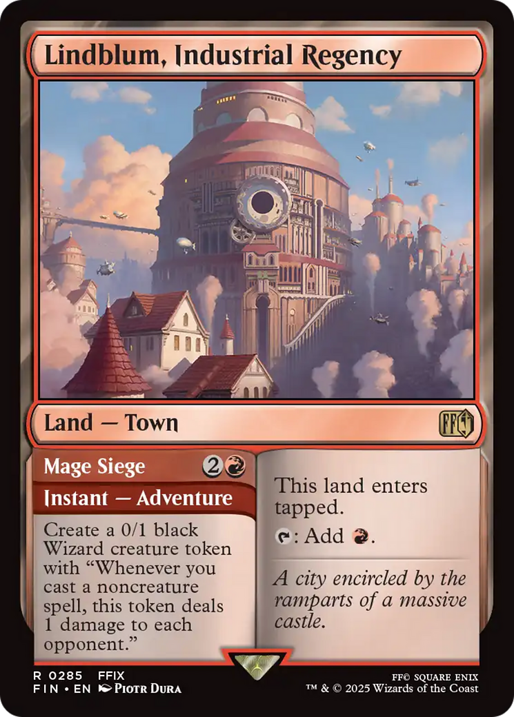 Lindblum, Industrial Regency // Mage Siege (FIN-285) - FINAL FANTASY Foil