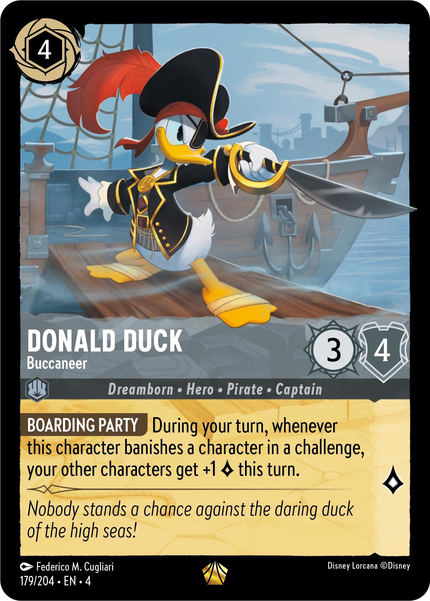 Donald Duck - Buccaneer (179/204) - Ursulas Return Cold Foil