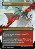 Terminate (2X2-389) - Double Masters 2022 (Borderless) Foil