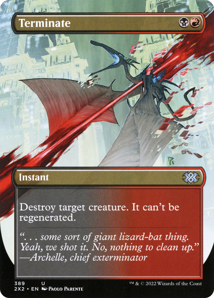 Terminate (2X2-389) - Double Masters 2022 (Borderless)