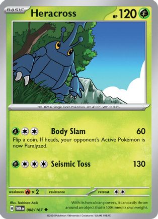 Heracross 008/167 - SV06 Twilight Masquerade