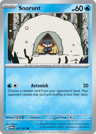 Snorunt 051/167 - SV06 Twilight Masquerade Reverse Holofoil