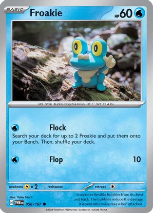 Froakie 056/167 - SV06 Twilight Masquerade Reverse Holofoil