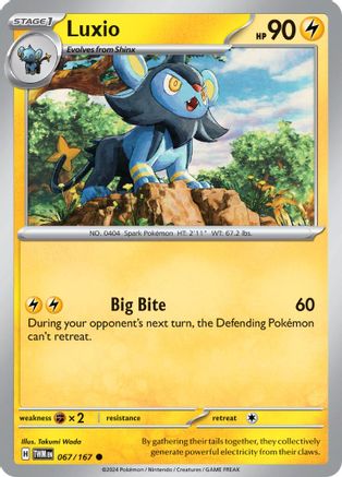 Luxio 067/167 - SV06 Twilight Masquerade