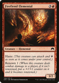 Firefiend Elemental (ORI-146) - Magic Origins