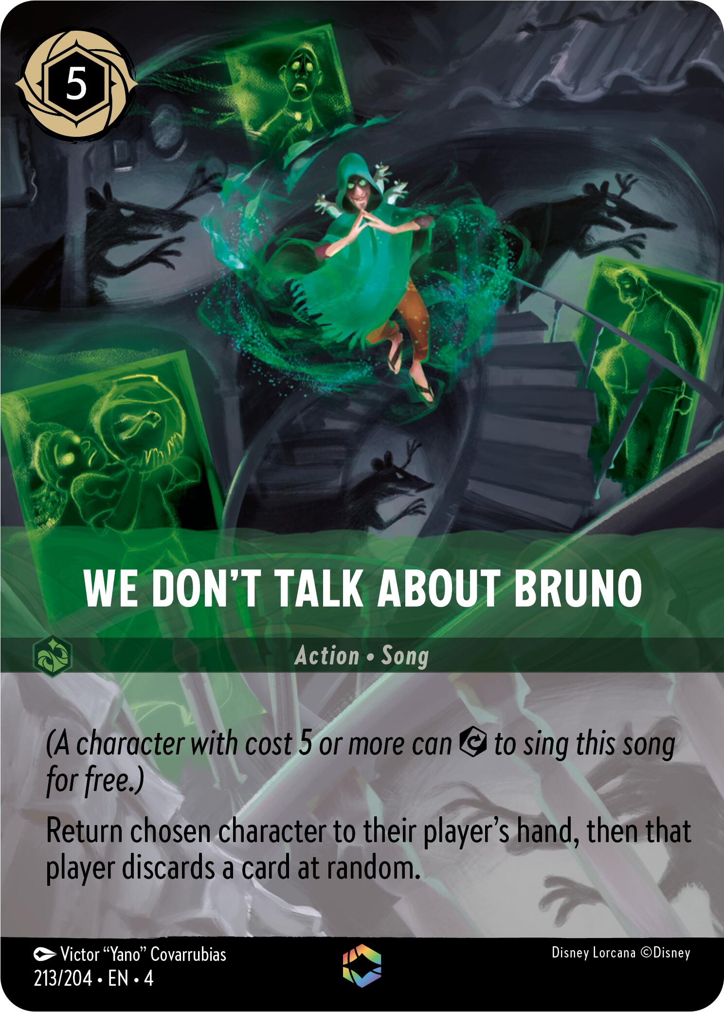 We Don't Talk About Bruno (Enchanted) (213/204) - Ursulas Return Holofoil