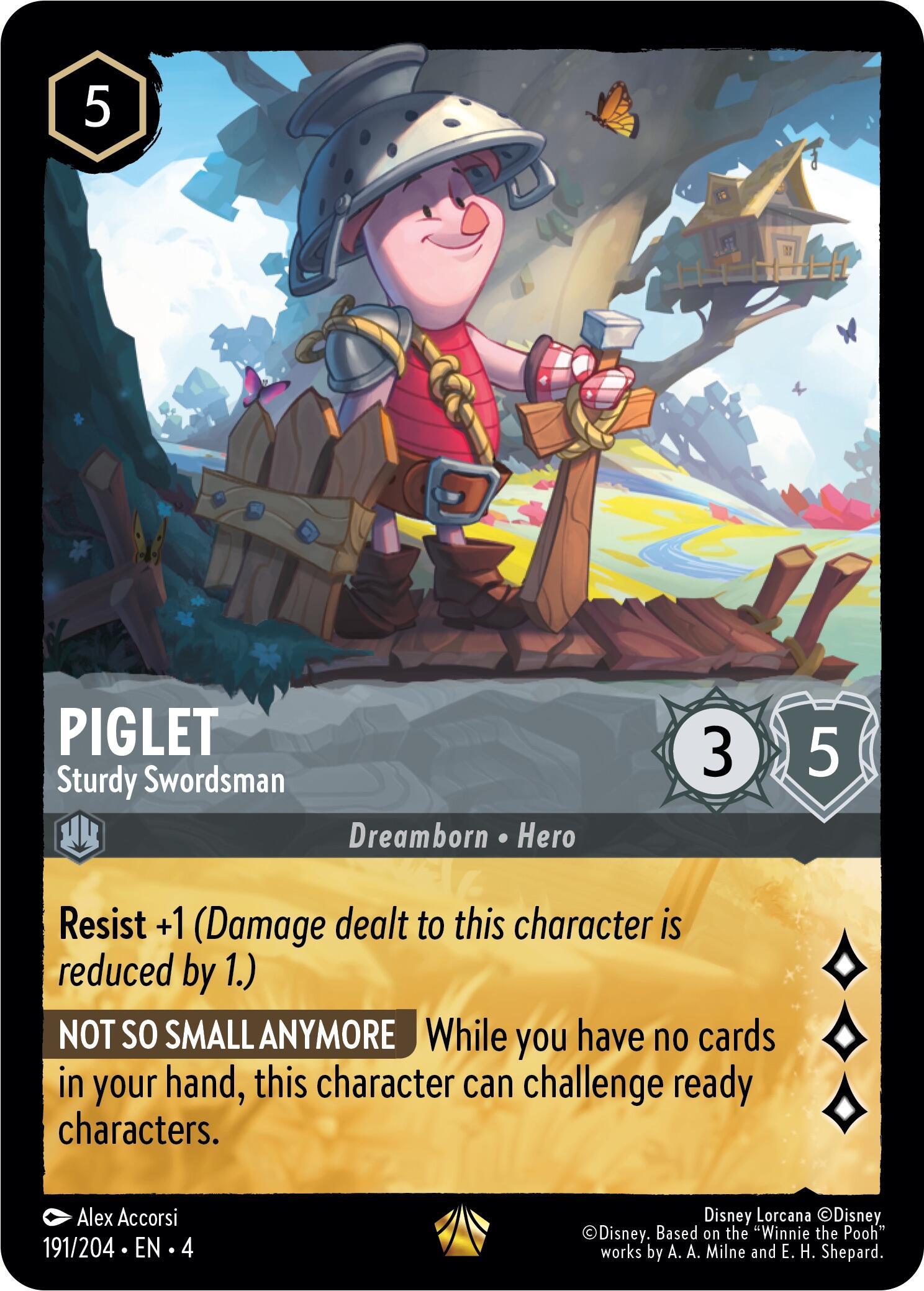 Piglet - Sturdy Swordsman (191/204) - Ursulas Return