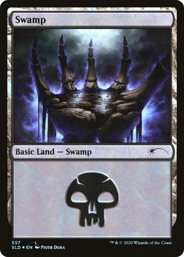 Swamp (SLD-557) - Secret Lair Drop Foil