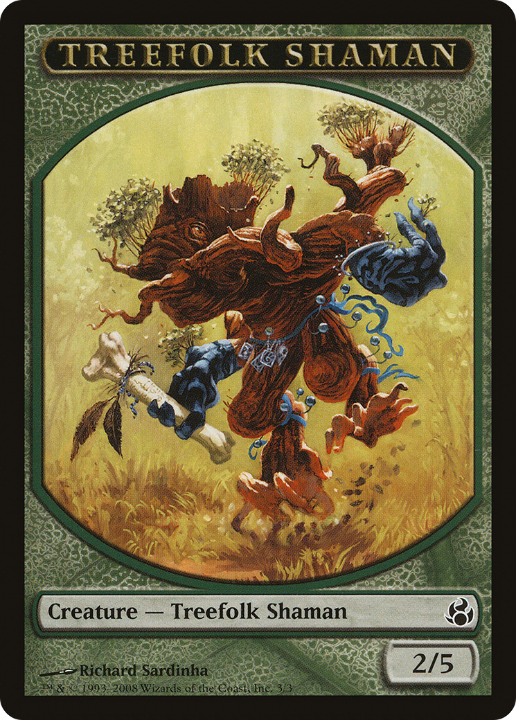 Treefolk Shaman (MOR-003) - Morningtide Tokens