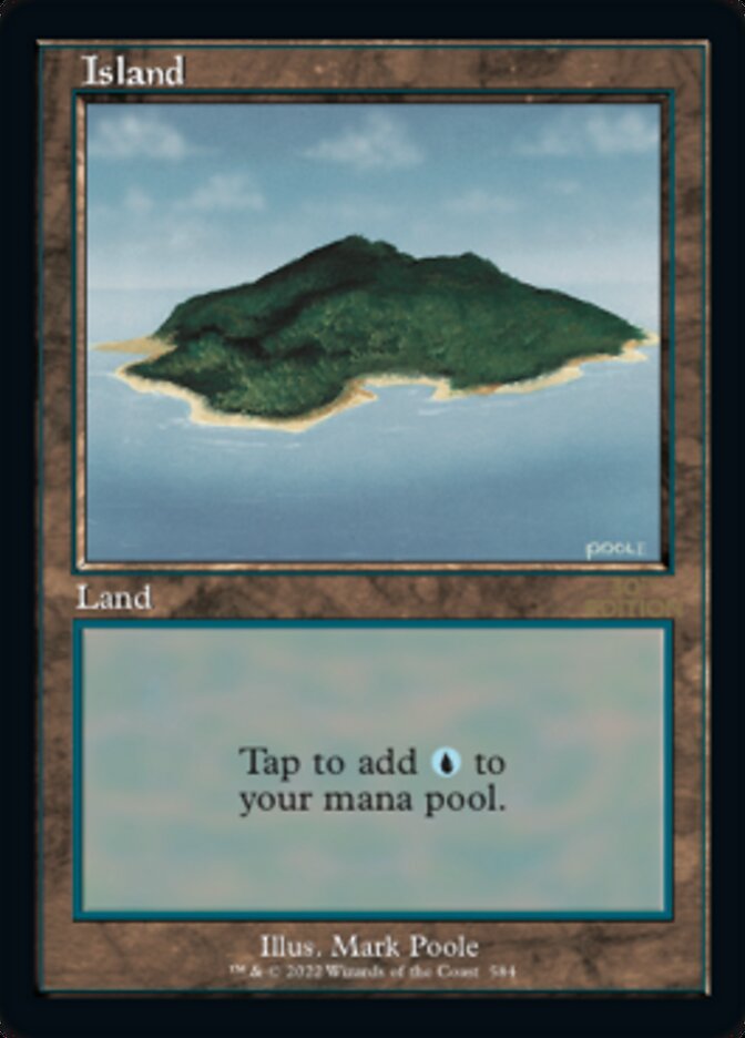 Island (584) (Retro Frame) (30A-584) - 30th Anniversary Edition