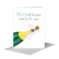 Popping the Cork, Greeting Card (#8099A)