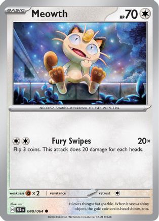 Meowth 048/064 - SV Shrouded Fable Reverse Holofoil