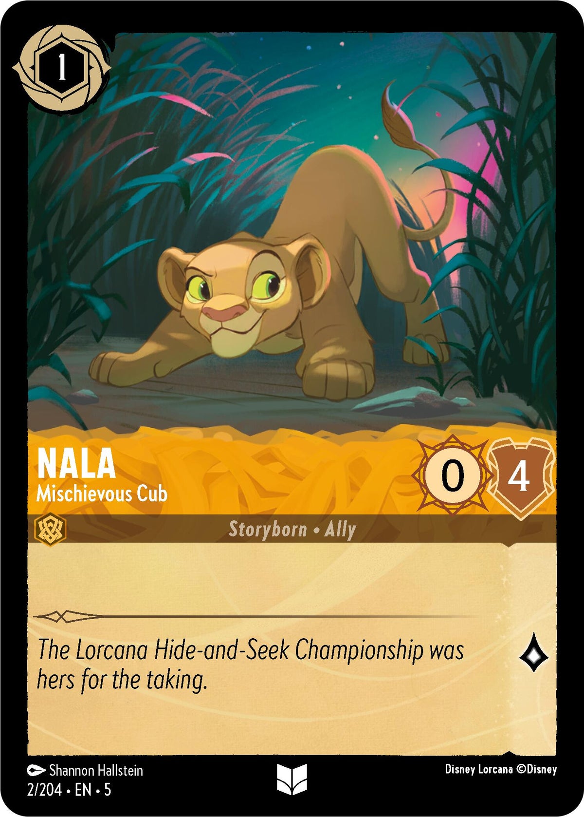Nala - Mischievous Cub (2/204) - Shimmering Skies
