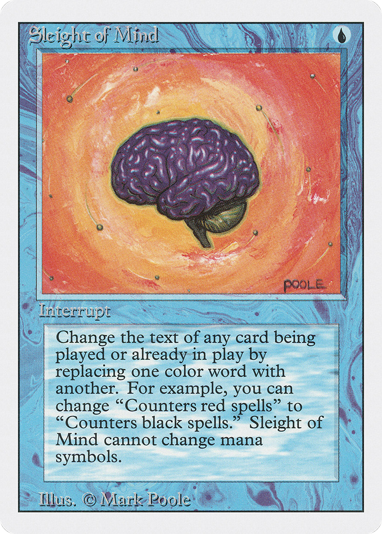 Sleight of Mind (3ED-081) - Revised Edition