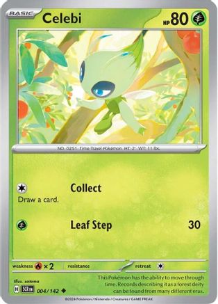 Celebi 004/142 - SV07 Stellar Crown Reverse Holofoil