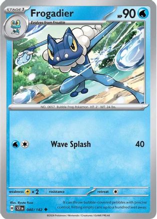 Frogadier 040/142 - SV07 Stellar Crown Reverse Holofoil