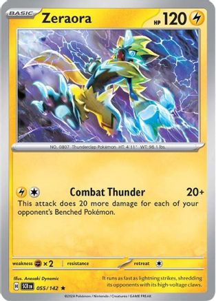 Zeraora 055/142 - SV07 Stellar Crown Holofoil