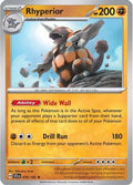Rhyperior 076/142 - SV07 Stellar Crown Reverse Holofoil