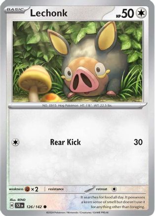 Lechonk 126/142 - SV07 Stellar Crown Reverse Holofoil