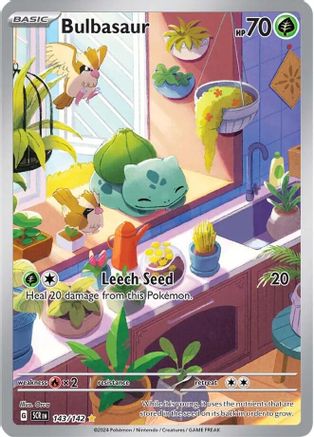 Bulbasaur 143/142 - SV07 Stellar Crown Holofoil