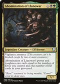 Abomination of Llanowar (CMR-265) - Commander Legends Foil
