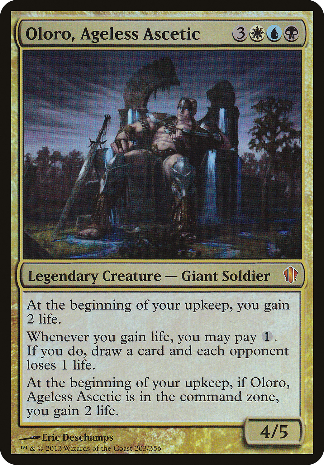 Oloro, Ageless Ascetic (OVER-203) - Commander 2013 Oversized Foil