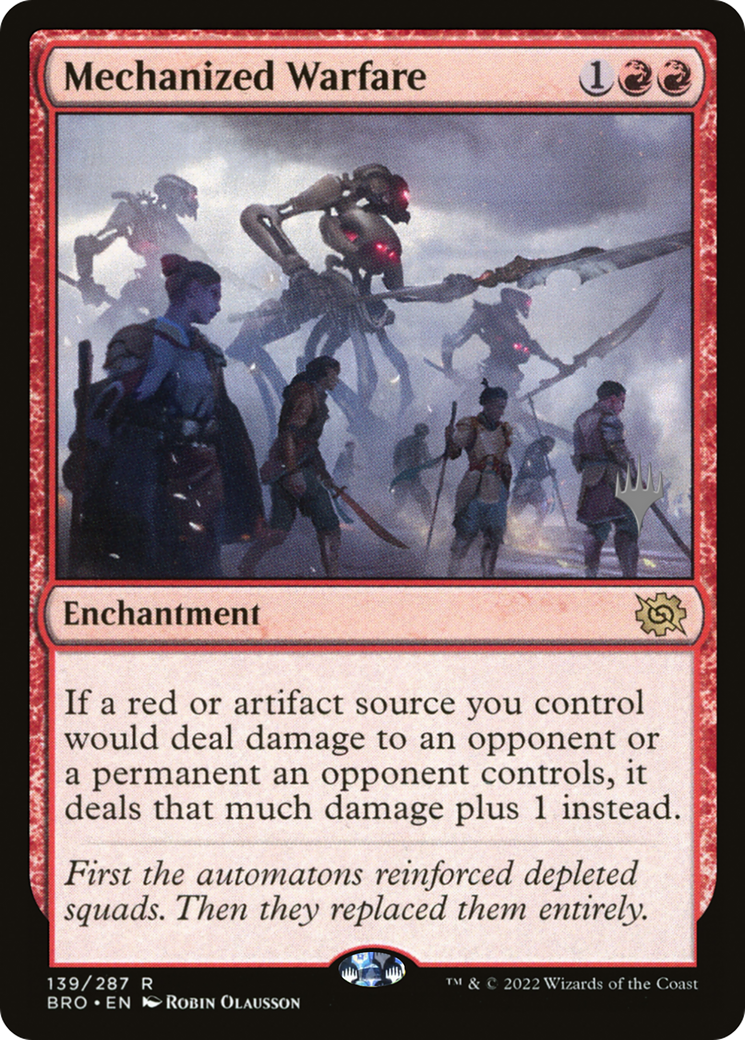 Mechanized Warfare (PPBRO-139) - The Brothers' War Promos