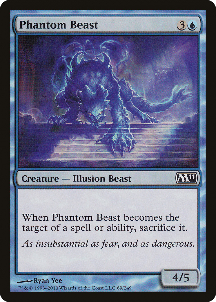 Phantom Beast (M11-069) - Magic 2011 Foil