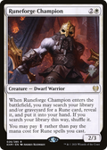 Runeforge Champion (PPKHM-26P) - Kaldheim Promos Foil