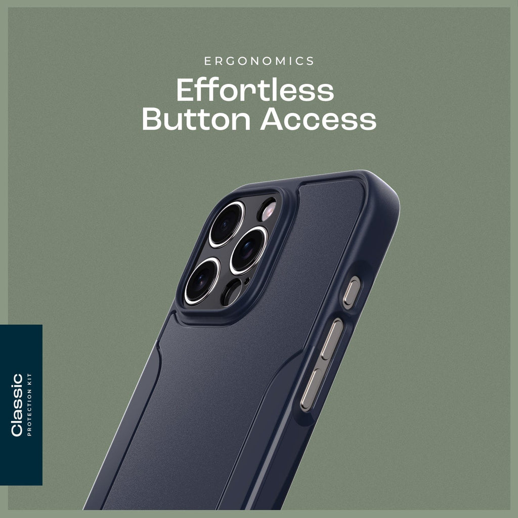 iPhone 16 Pro Max Rugged Case & Screen Protector Kit - MagSafe | Classic Series