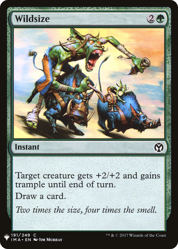 Wildsize (LIST-IMA-191) - The List
