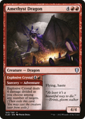 Amethyst Dragon // Explosive Crystal (CLB-160) - Commander Legends: Battle for Baldur's Gate