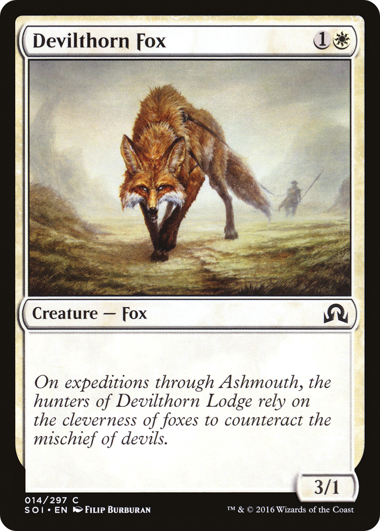 Devilthorn Fox (SOI-014) - Shadows over Innistrad