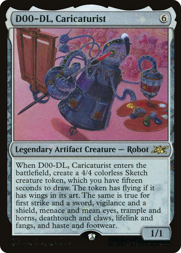 D00-DL, Caricaturist (UNF-473) - Unfinity Foil