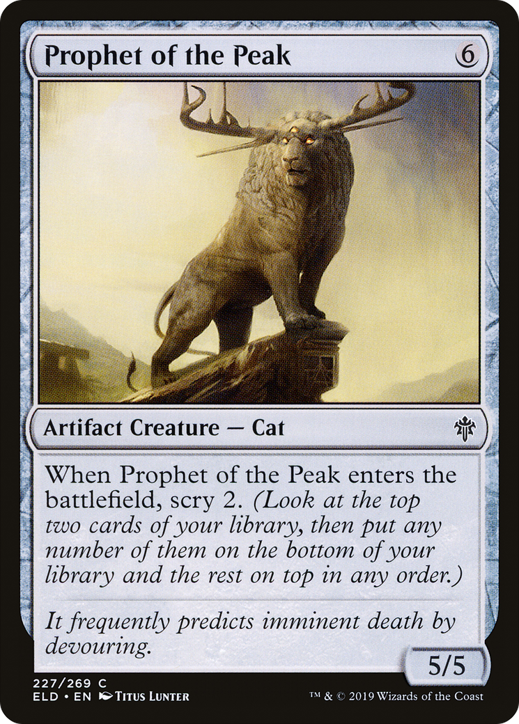 Prophet of the Peak (ELD-227) - Throne of Eldraine Foil