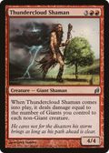 Thundercloud Shaman (LRW-195) - Lorwyn Foil