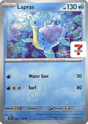 Lapras (-Eleven Promo) 031/142 - Miscellaneous Cards & Products